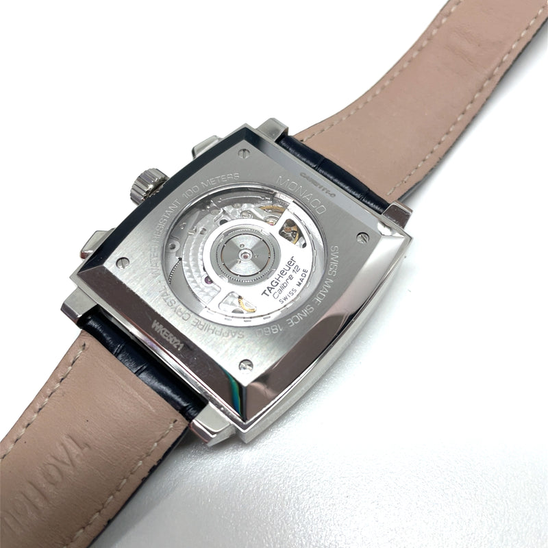 Pre-Owned TAG Heuer Monaco Chronograph Blue 39mm Watch CBL2111.FC6453