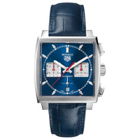 Pre-Owned TAG Heuer Monaco Chronograph Blue 39mm Watch CBL2111.FC6453