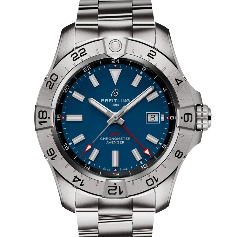 Pre-Owned Breitling Avenger GMT Blue 44mm A32320101C1A1