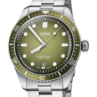 Pre-Owned Oris Divers Sixty-Five 65 Date Green Dial 40mm Watch