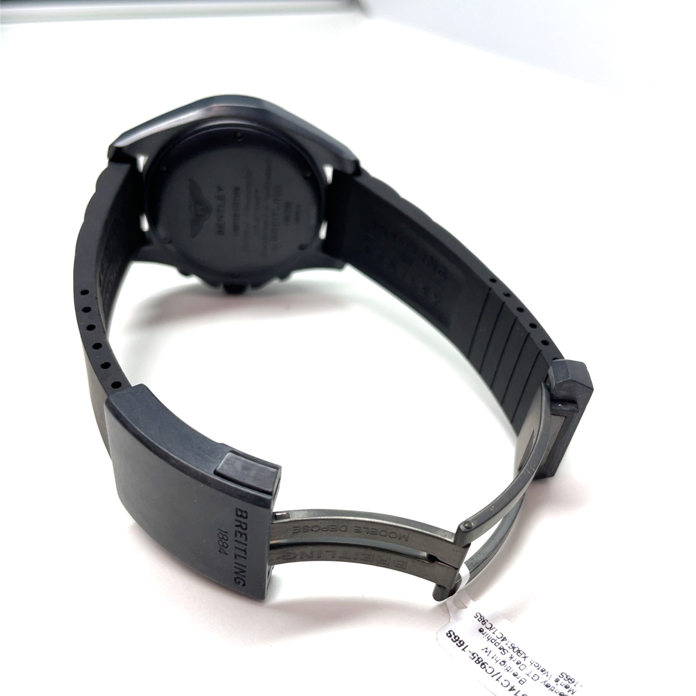 Pre-owned Breitling Bentley GT Dark Sapphire 30 sec Carbon Watch XB0614C1 Limited