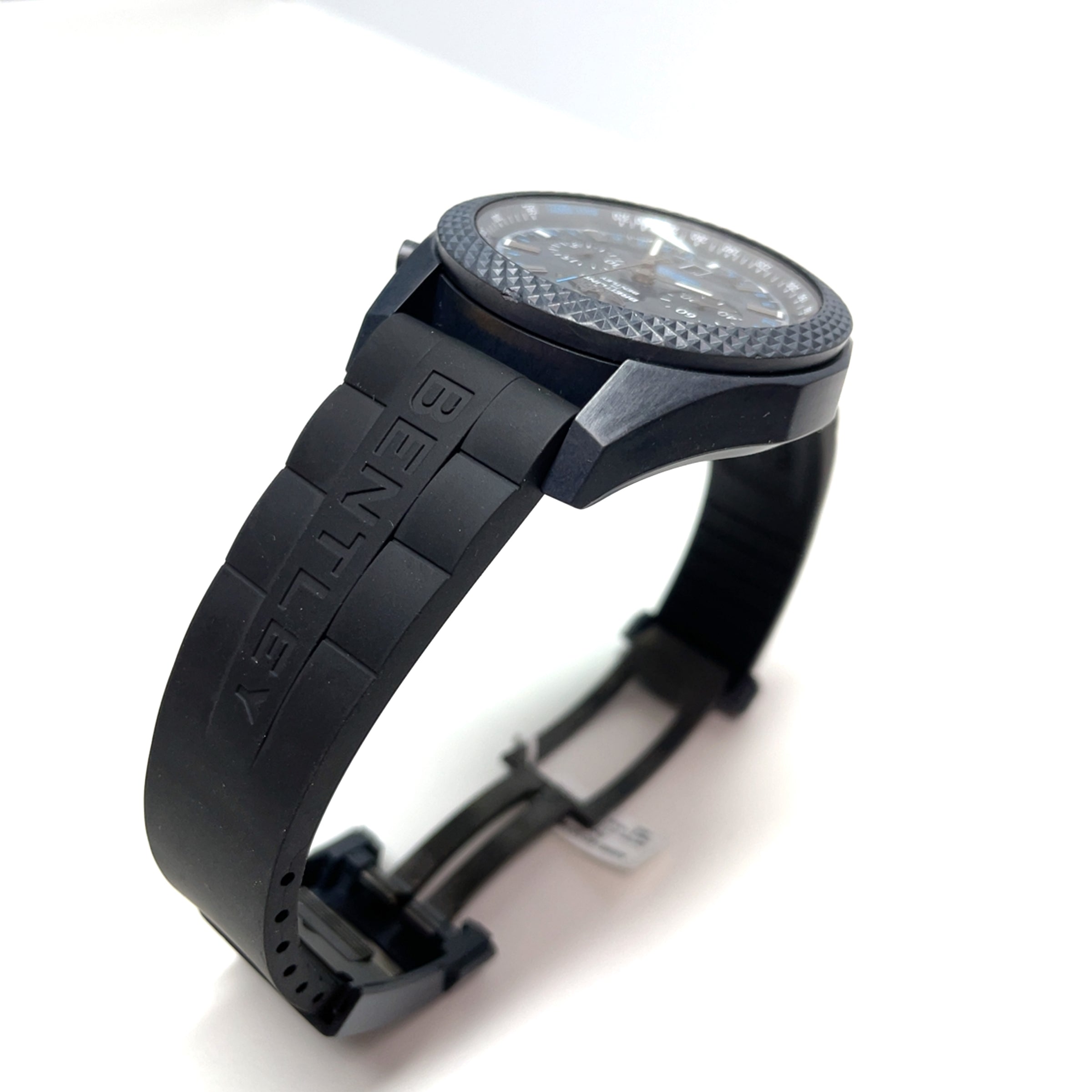 Pre-owned Breitling Bentley GT Dark Sapphire 30 sec Carbon Watch XB0614C1 Limited