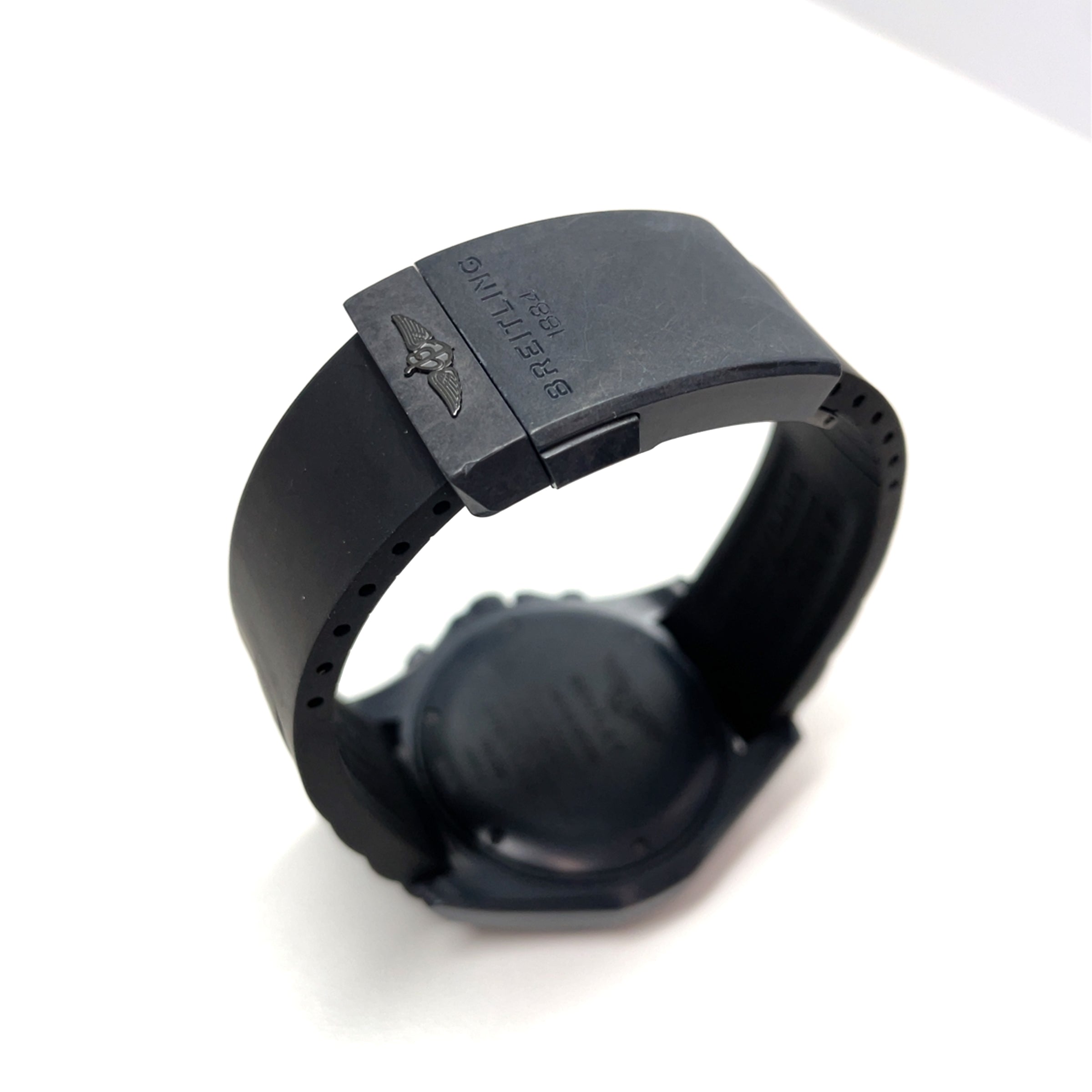 Pre-owned Breitling Bentley GT Dark Sapphire 30 sec Carbon Watch XB0614C1 Limited