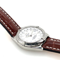 Pre-owned Breitling Windrider Wings Steel White A10350 38mm