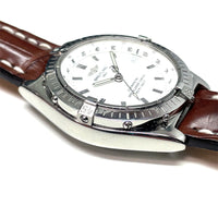 Pre-owned Breitling Windrider Wings Steel White A10350 38mm