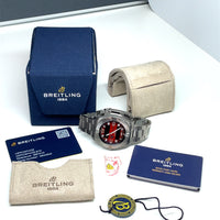 Pre-owned Breitling Professional Aerospace Orange Titanium B70 Orbiter 43mm EB70101A1O1E1