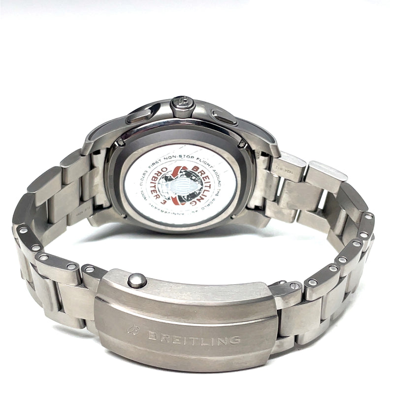 Pre-owned Breitling Professional Aerospace Orange Titanium B70 Orbiter 43mm EB70101A1O1E1