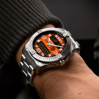 Pre-owned Breitling Professional Aerospace Orange Titanium B70 Orbiter 43mm EB70101A1O1E1
