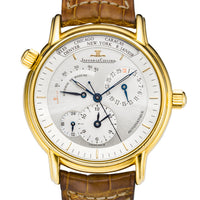 Pre-Owned Jaeger-LeCoultre Master Geographic 18K Yellow Ref. 169.1.92 38mm Watch - NAGI