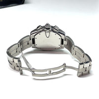 Pre-owned Cartier Roadster XL W62020X6 2618 Mens Black Dial Watch 42mm Box Papers