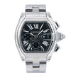 Pre-owned Cartier Roadster XL W62020X6 2618 Mens Black Dial Watch 42mm Box Papers