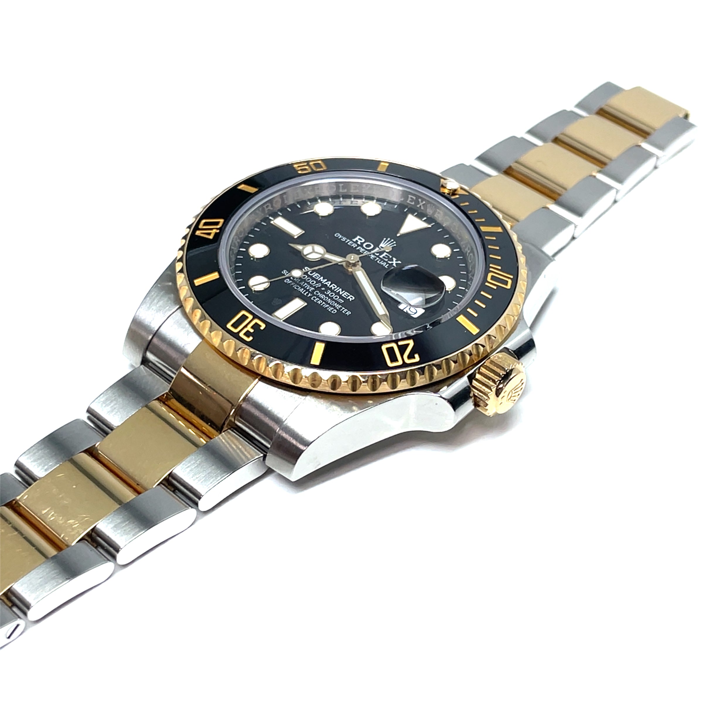 Pre-Owned Rolex Submariner Date 116613LN Black Dial Year 2018 Mens Watch