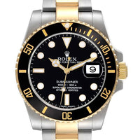 Pre-Owned Rolex Submariner Date 116613LN Black Dial Year 2018 Mens Watch