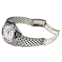 Pre-owned Rolex Datejust 16234 White Dial Jubilee Watch 36mm