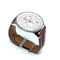 Pre-Owned Breitling White Navitimer B04 GMT 48mm AB044121