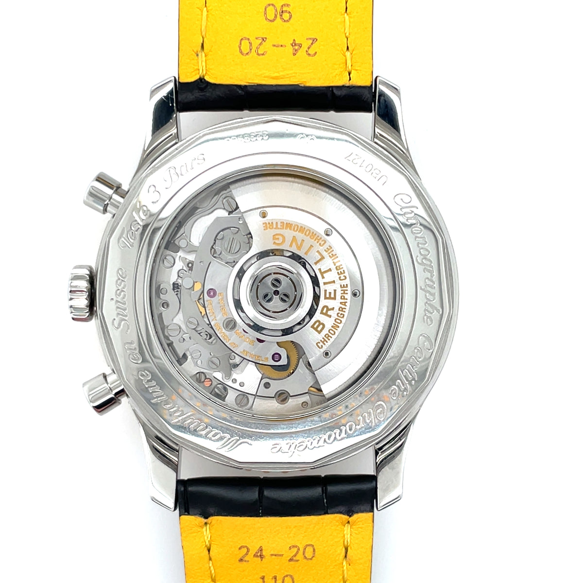 Pre-Owned Breitling Navitimer 46mm Black Chronograph UB0127 Watch - NAGI