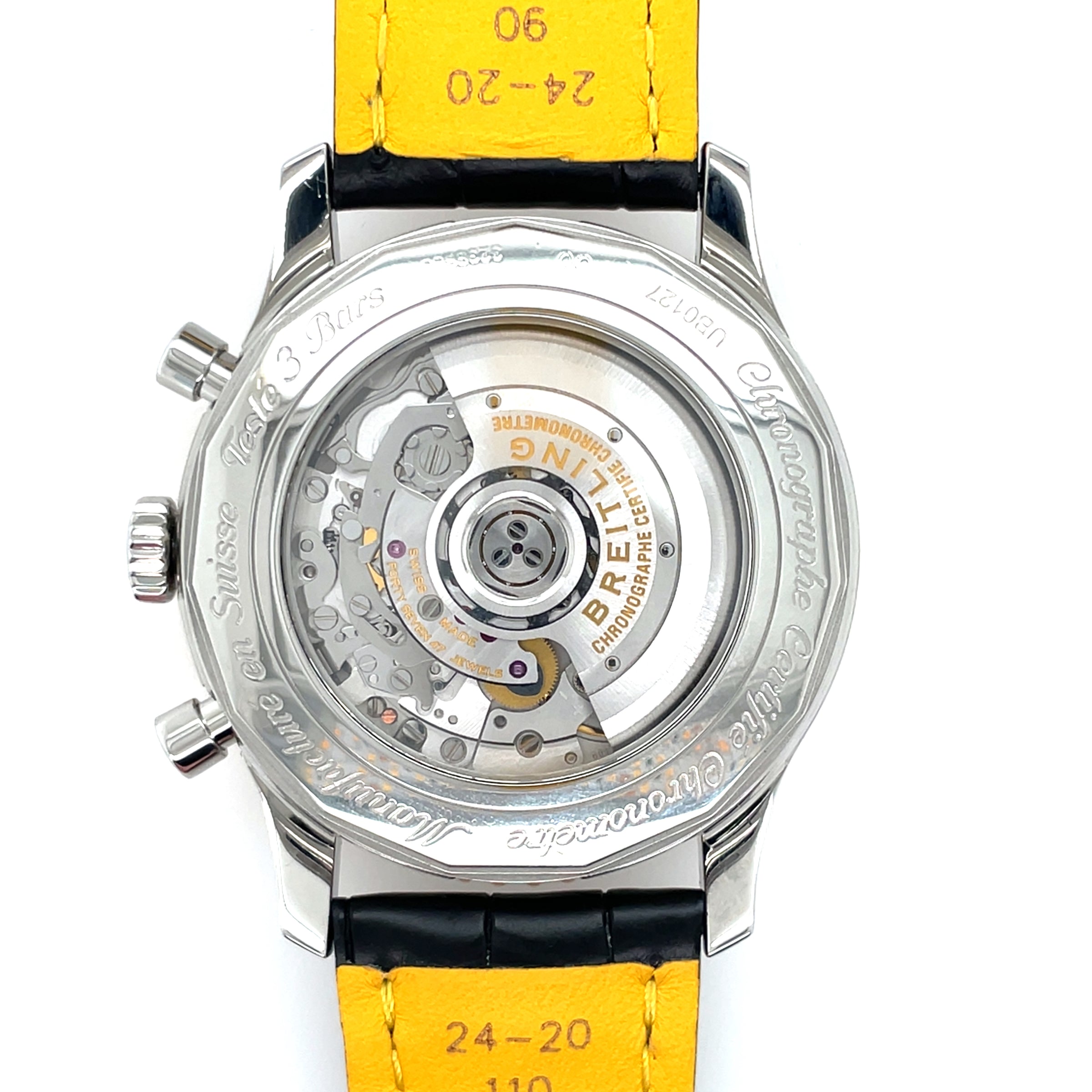 Pre-Owned Breitling Navitimer 46mm Black Chronograph UB0127 Watch - NAGI