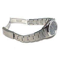 Pre-owned 2001 Rolex Air King 3,6,9 Blue Dial Stainless Steel Watch Ref.14000M 34.5mm - NAGI