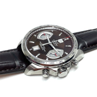 Pre-owned Tag Heuer Grand Carrera Cal. 17 Brown Chronograph 43mm Watch CAV511E.FC6231