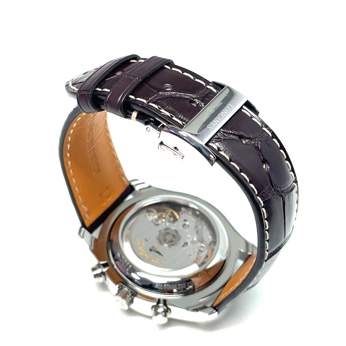 Pe-Owned Longines Master Moonphase Annual Calendar Chrono L2.673.4.78.3 Watch