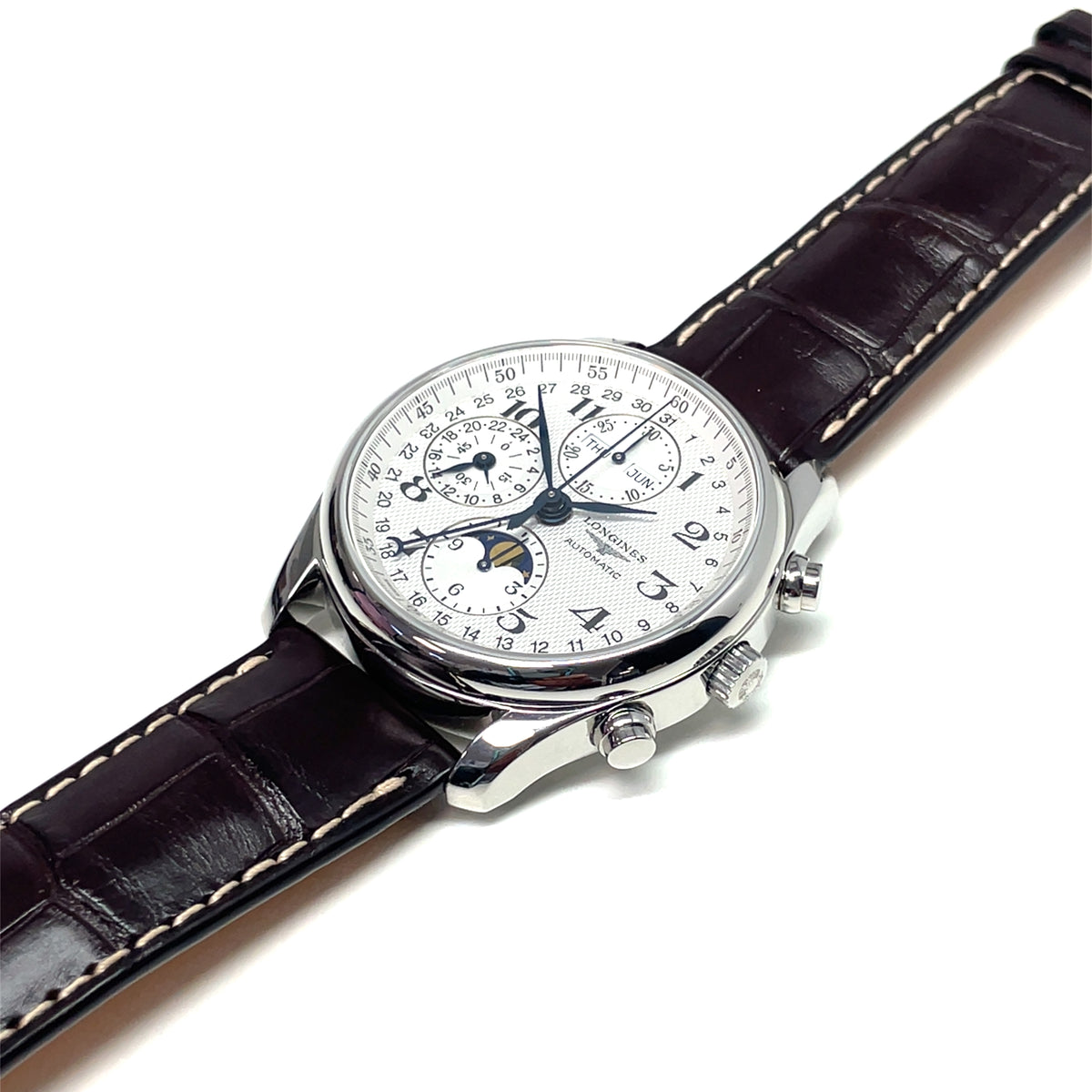 Pe-Owned Longines Master Moonphase Annual Calendar Chrono L2.673.4.78.3 Watch - NAGI