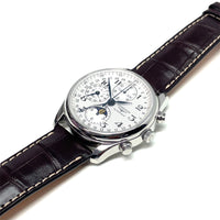 Pe-Owned Longines Master Moonphase Annual Calendar Chrono L2.673.4.78.3 Watch
