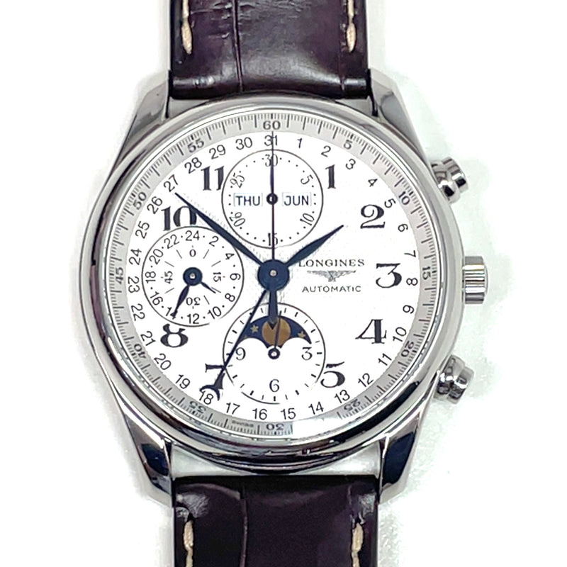 Pe-Owned Longines Master Moonphase Annual Calendar Chrono L2.673.4.78.3 Watch - NAGI