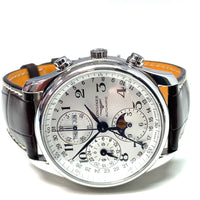 Pe-Owned Longines Master Moonphase Annual Calendar Chrono L2.673.4.78.3 Watch