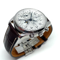 Pe-Owned Longines Master Moonphase Annual Calendar Chrono L2.673.4.78.3 Watch