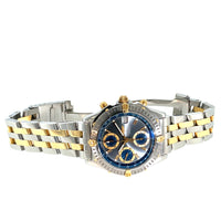 Pre-Owned Breitling Chronomat Grey Stainless Steel and 18K Yellow Gold Watch B13352 38mm