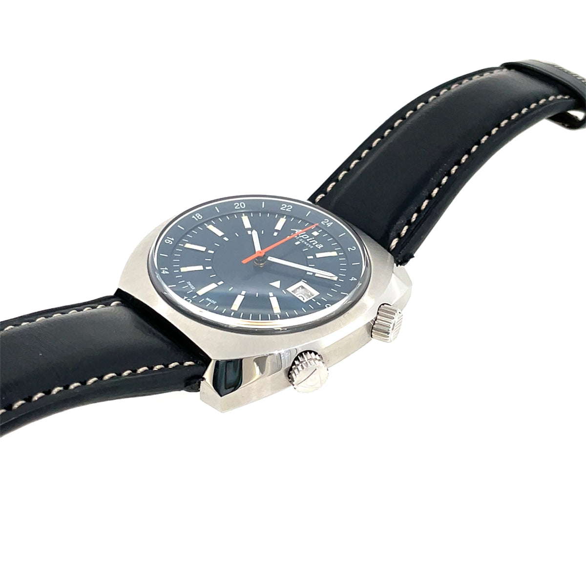Pre-Owned Alpina Startimer Heriatge 42mm Navy Blue Automatic Watch AL-555N4H6 - NAGI