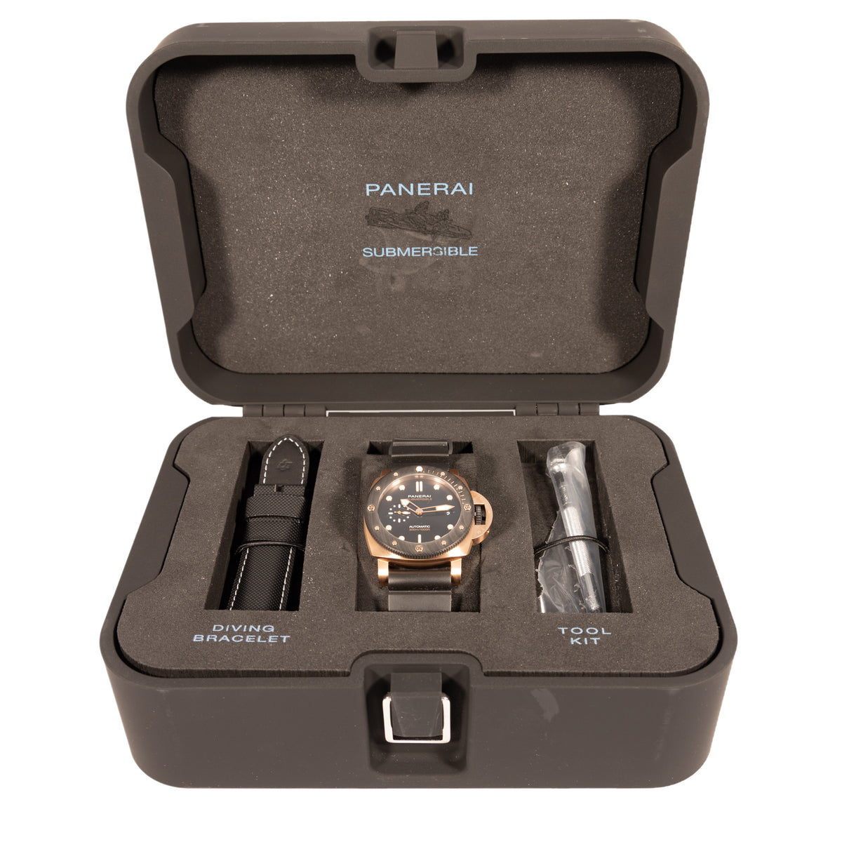 Pre-Owned Panerai 1070 44mm Submersible Goldtech Orocarbon PAM01070 Watch