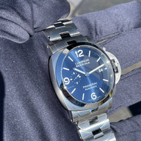 Pre-Owned Panerai Luminor Marina PAM01316 44mm Blue Dial Steel Watch