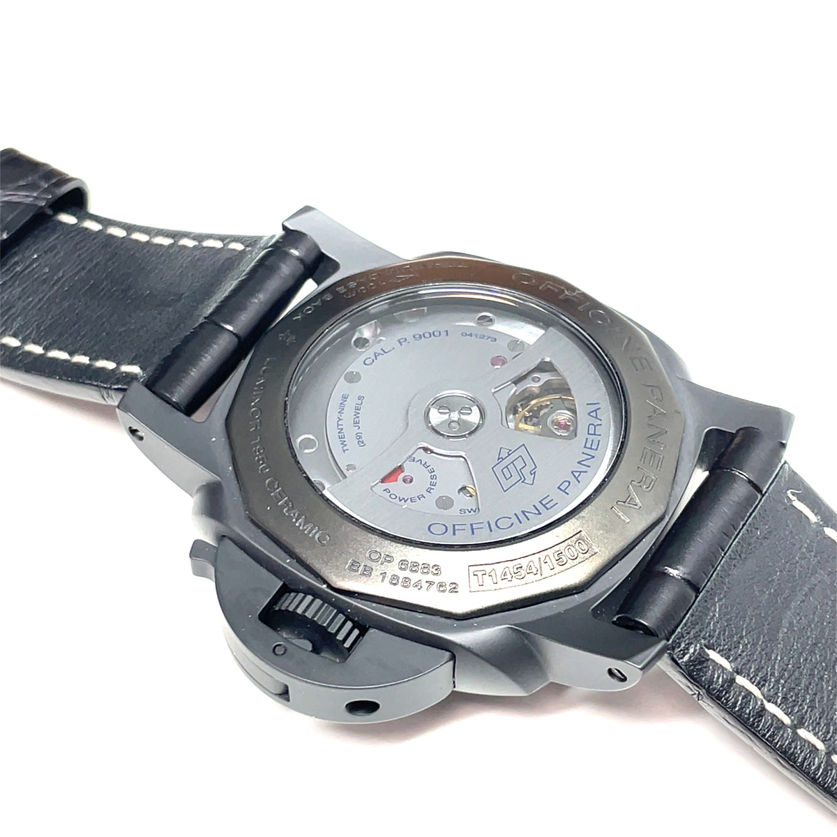Pre-Owned Panerai Luminor 1950 3 Days GMT Ceramica (PAM 441) 44mm Watch