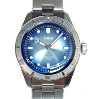Pre-owned Oris Chronons Magazine Divers 65  Blue 38mm Limited Ed. 01 400 7774 4015