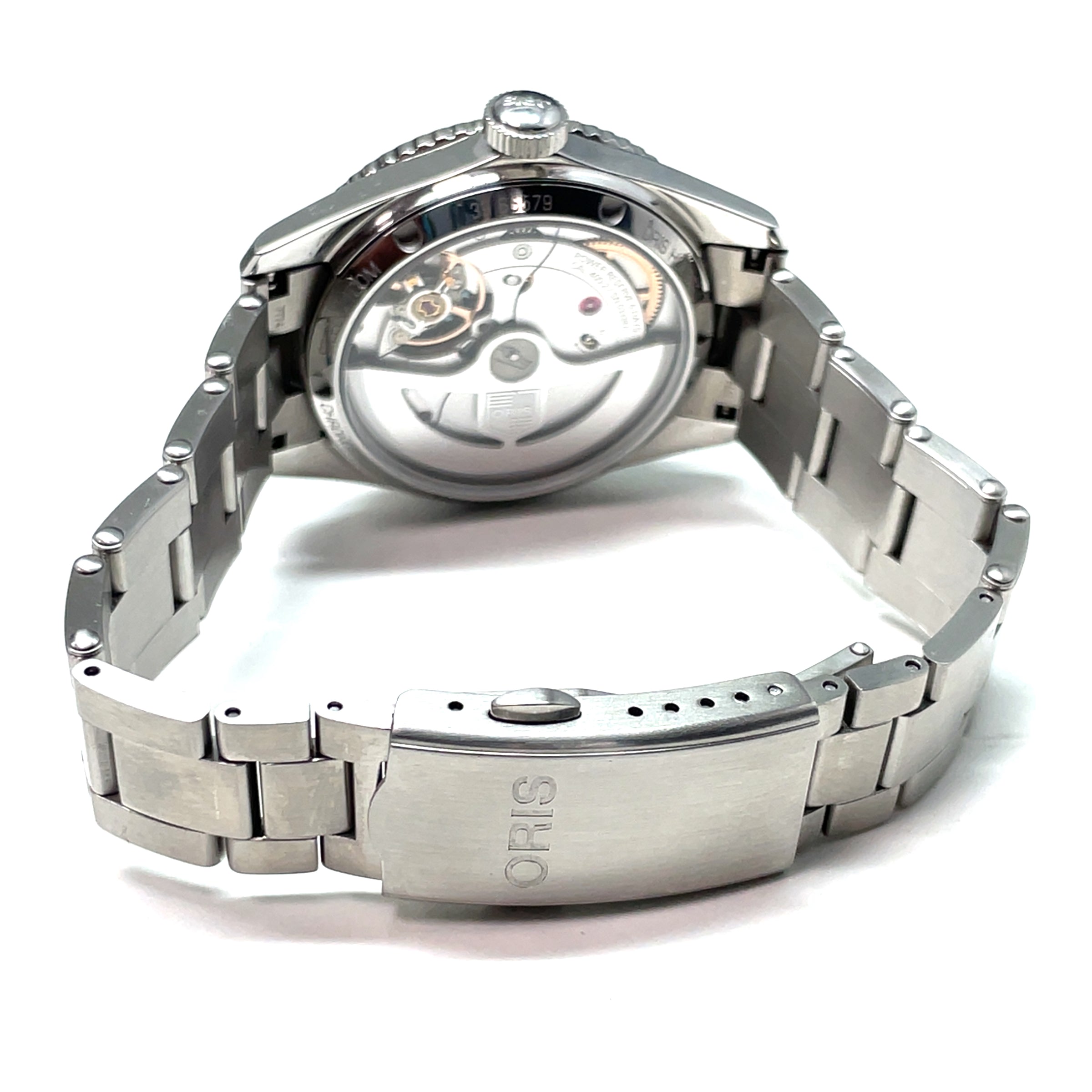 Pre-owned Oris Chronons Magazine Divers 65  Blue 38mm Limited Ed. 01 400 7774 4015