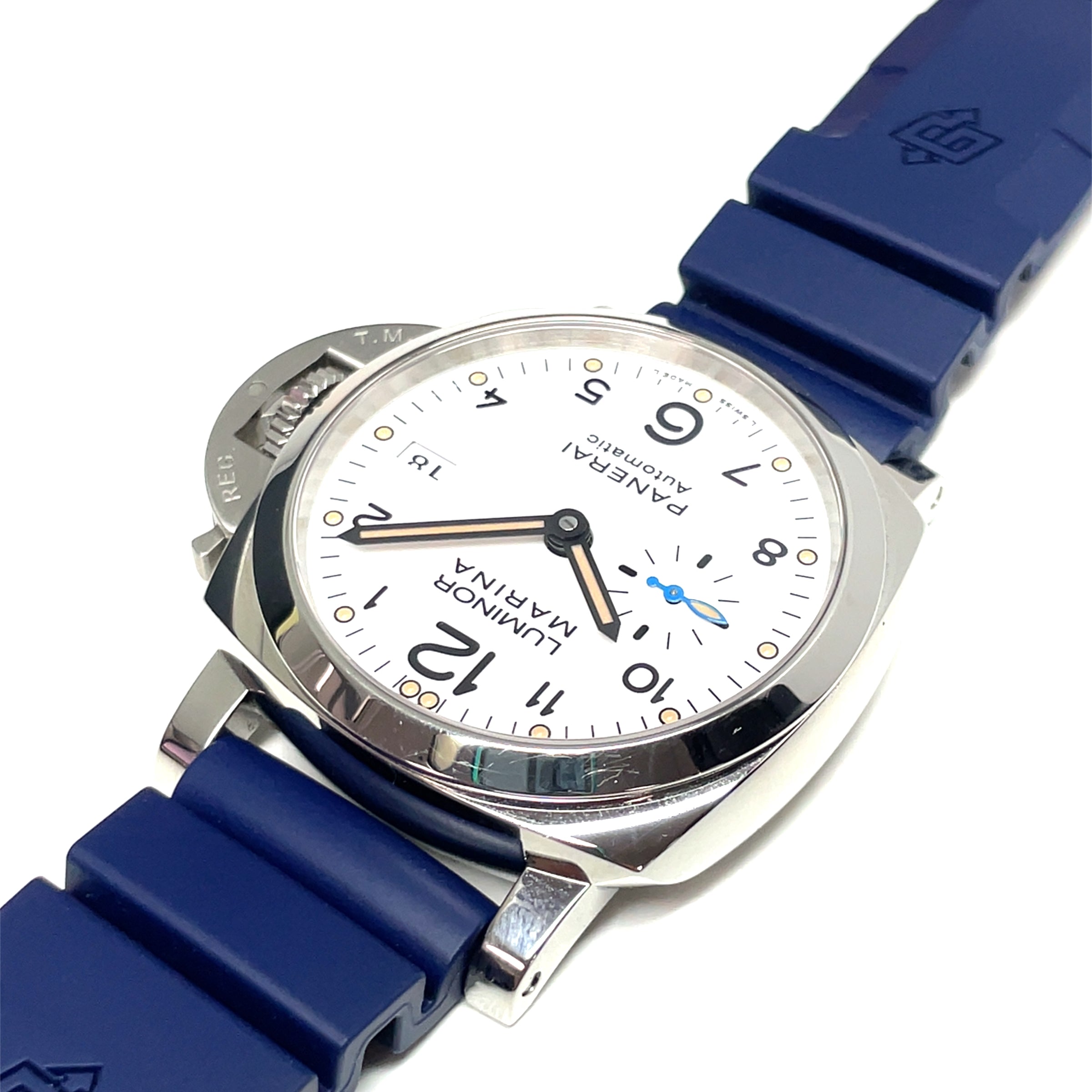 Pre-Owned Panerai Luminor Marina PAM01523  with White Dial 42mm Limited