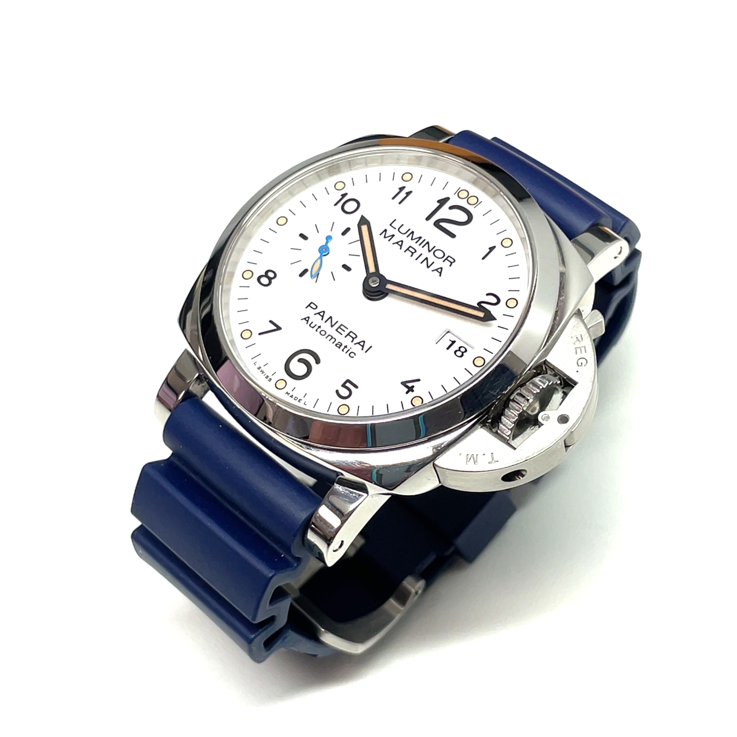 Pre-Owned Panerai Luminor Marina PAM01523  with White Dial 42mm Limited