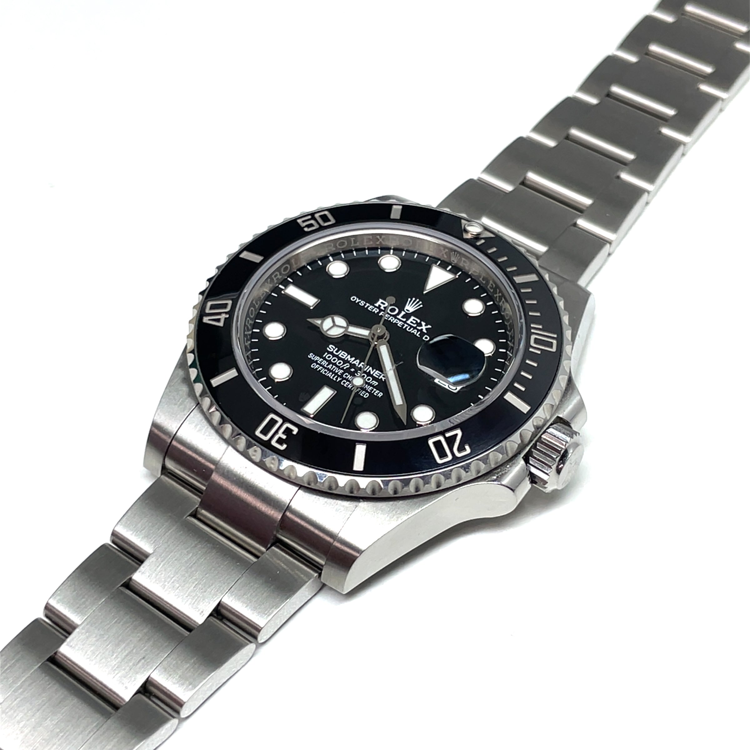 Pre-owned Rolex Submariner 126610 Black Oyster Date Watch 41mm 2020
