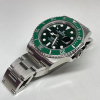 Pre-owned Rolex Submariner Green Dial Ceramic Bezel Hulk Oyster 40mm 116610LV