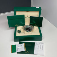 Pre-owned Rolex Submariner Green Dial Ceramic Bezel Hulk Oyster 40mm 116610LV