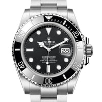 Pre-owned Rolex Submariner 126610 Black Oyster Date Watch 41mm 2020