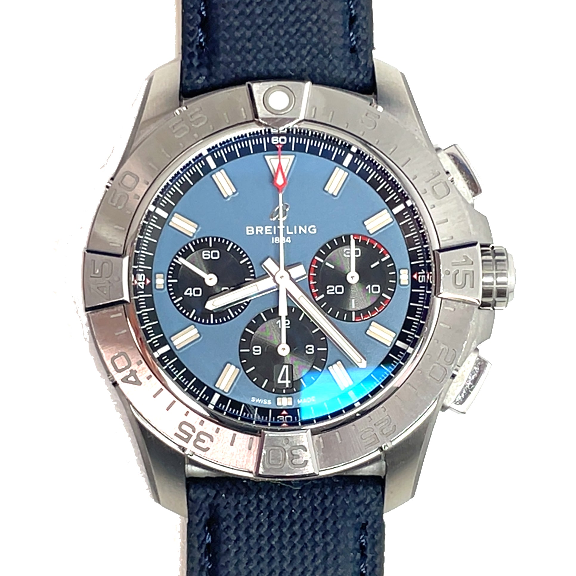 Pre-Owned Breitling Avenger Automatic Chronograph 44mm Watch AB0147101C1X1 - NAGI