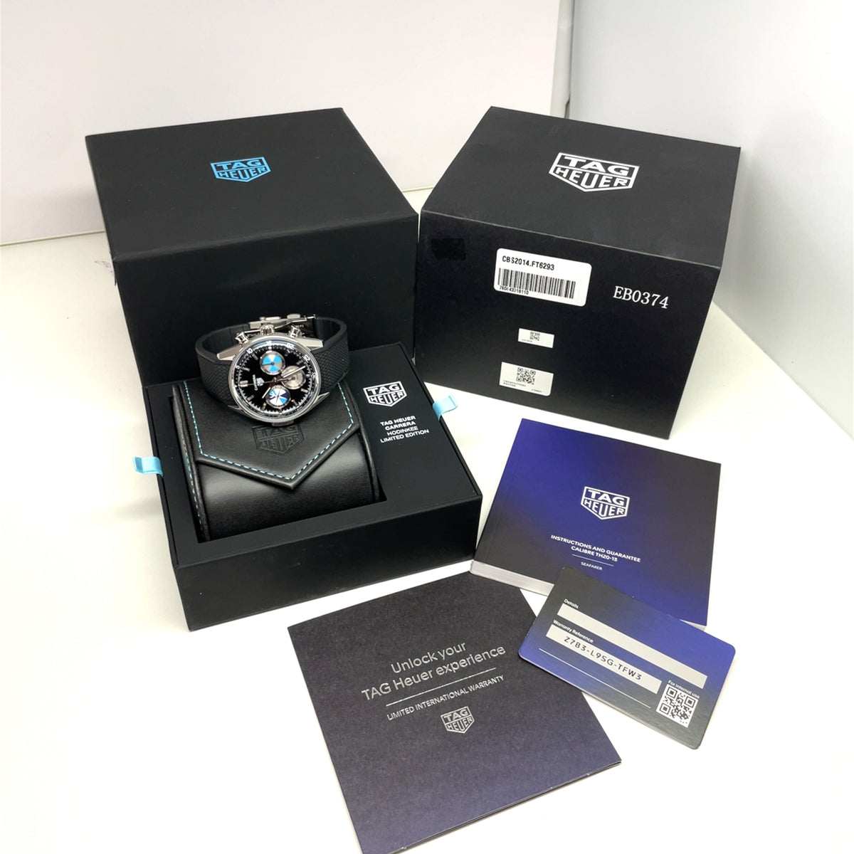 Pre-Owned Tag Heuer Skipper Seafarer X 42mm Hodinkee Carrera Watch CBS2014