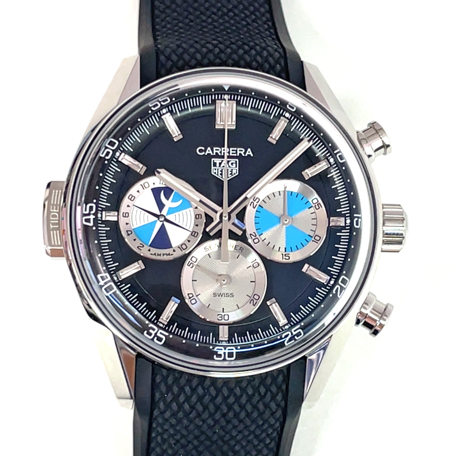 Pre-Owned Tag Heuer Skipper Seafarer X 42mm Hodinkee Carrera Watch CBS2014