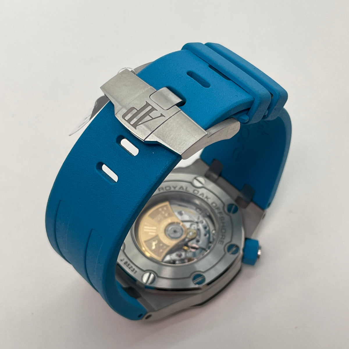 Pre-Owned Audemars Piguet Royal Oak Offshore 42MM Turqouoise Dial and Strap Watch