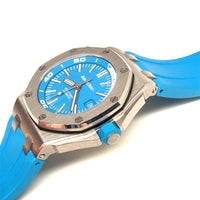 Pre-Owned Audemars Piguet Royal Oak Offshore 42MM Turqouoise Dial and Strap Watch