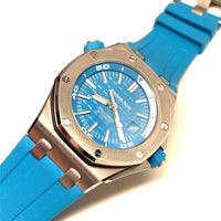 Pre-Owned Audemars Piguet Royal Oak Offshore 42MM Turqouoise Dial and Strap Watch