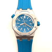 Pre-Owned Audemars Piguet Royal Oak Offshore 42MM Turqouoise Dial and Strap Watch