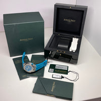 Pre-Owned Audemars Piguet Royal Oak Offshore 42MM Turqouoise Dial and Strap Watch